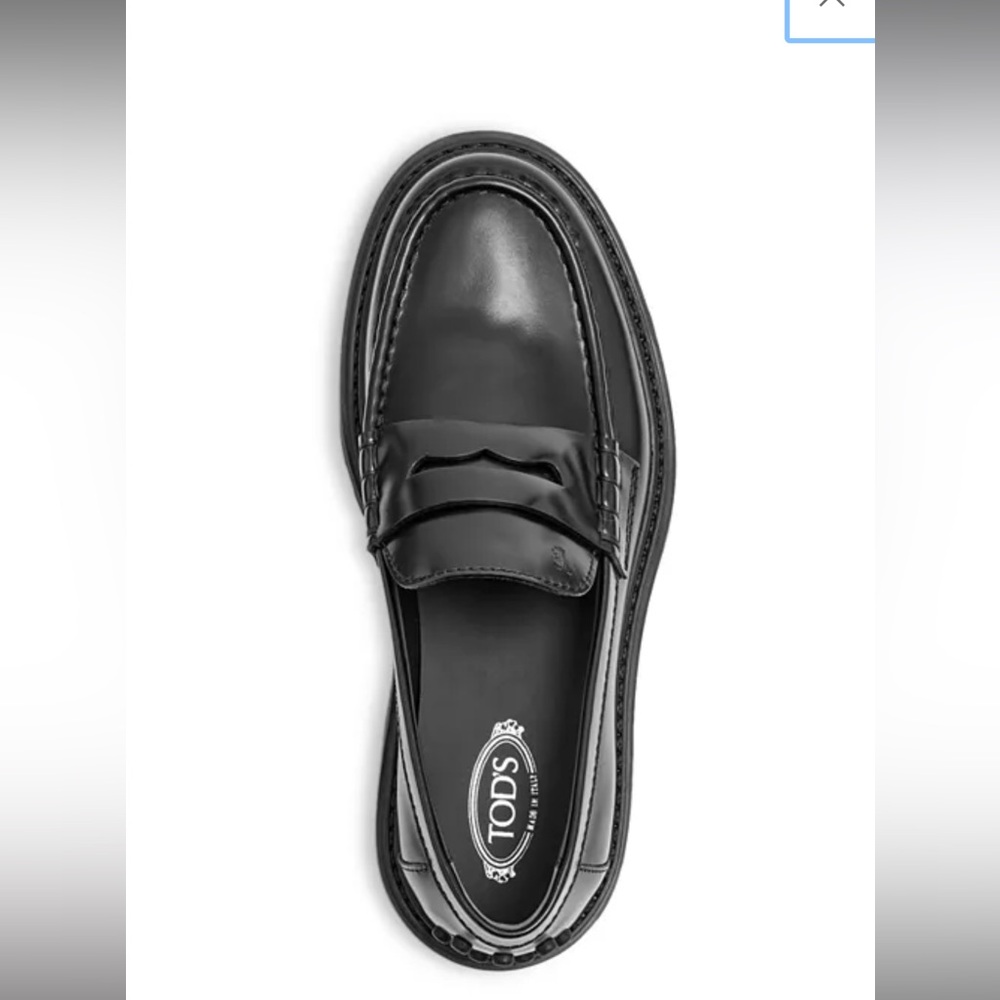 Tod's Black Classic Penny Loafers
